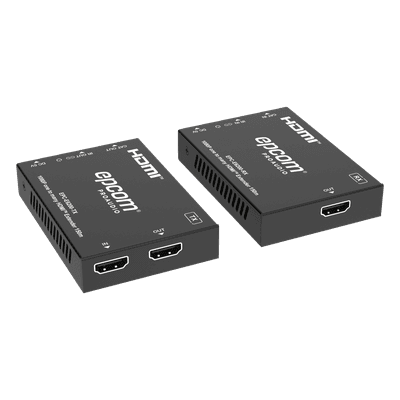 Extensor HDMI sobre IP / Full HD 1080p@60Hz / Alcance 150 m (492.1 ft) por CAT6 / Codificador y Decodificador / Red Gigabit / Control IR EPC-E6200 EPCOM PROAUDIO