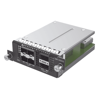 Tarjeta de Expansión / 4 Puertos SFP+ 10G / 2 Puertos QSFP28 100G / Fibra Óptica / Modular CM85-4XS2CQ RUIJIE