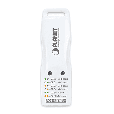 Probador Power Over Ethernet Compacto para Estandares IEEE 802.3af/at/bt POE-TESTER+ PLANET