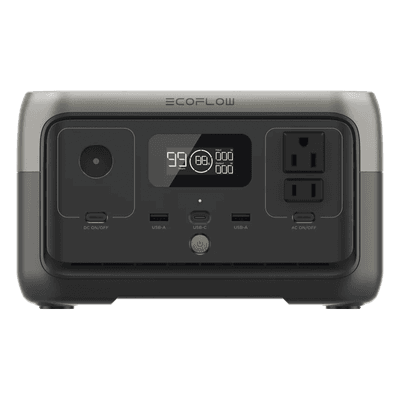 Estación de Energía Portátil / 256 Wh / 2 AC 300 W (Pico 600 W) / Carga Rápida 60 min / Solar 110 W / Wi-Fi y Bluetooth EFR600 ECOFLOW