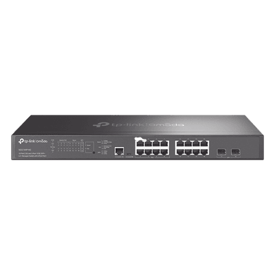 Switch L2+ PoE+ / 16 Puertos MultiGigabit 2.5G / 8 Puertos PoE+ 240W / 2 Puertos SFP+ 10G / 120 Gbps / Administración Centralizada