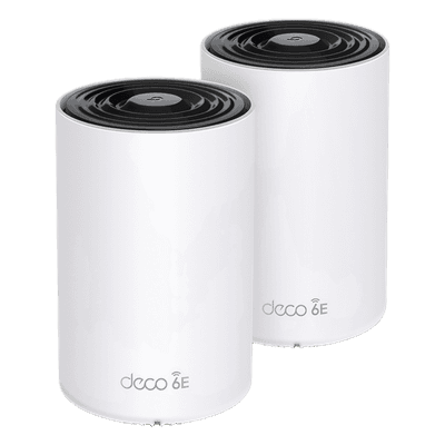 Sistema Mesh Wi-Fi / Wi-Fi 6E AX5400 / Triple Banda 2.4/5/6 GHz / 3 Puertos Gigabit WAN/LAN / 4 Antenas Internas / Gestión App Móvil