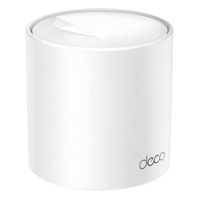 Router MESH Wi-Fi 6 / AX1500 Mbps / Doble Banda / 2 Puertos Gigabit WAN/LAN / 2 Antenas Internas / App Deco DECOX10 TP-LINK