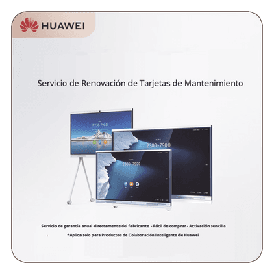 Tarjeta de Servicio de Mantenimiento / Reemplazo Anticipado de Hardware / Soporte Técnico 9x5 / Recolección de Piezas Defectuosas / Garantía Extendida 90 Días MC-B2/B365-1Y HUAWEI