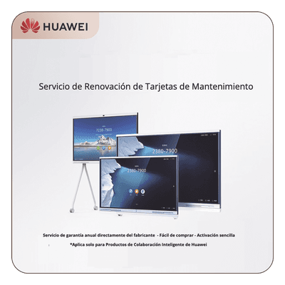 Tarjeta de Servicio de Mantenimiento / Reemplazo Anticipado de Hardware 9x5 / Soporte Técnico 24x7 / Garantía 90 días en Piezas / Compatible con IdeaHub OPS MCOPSI5/I71Y HUAWEI