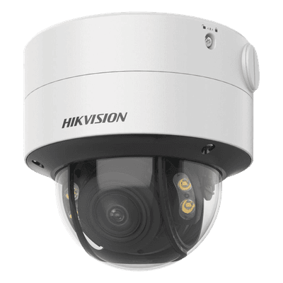 Cámara Domo IP / 4 Megapixel / ColorVu 24/7 / Lente 2.8-12 mm / Luz Blanca 40 m (131.2 ft) / WDR 130 dB / AcuSense / IP67 / IK10 DS-2CD2747G2T-LZS(C) HIKVISION