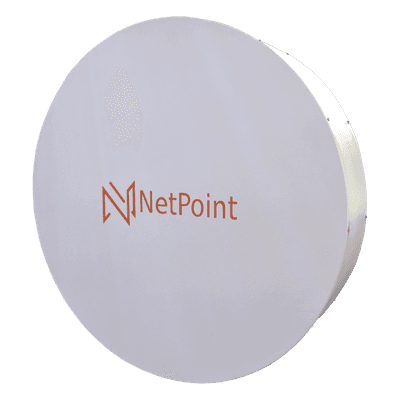 Antena Parabólica Direccional / 4.9-6.4 GHz / Ganancia 34 dBi / Twist-on / Ajuste Azimut ±60° / Resistencia Viento 120 km/h NP-PRO-S34 NetPoint