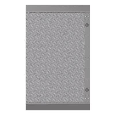 Base Adicional para Torniquete / Carril 90 cm (35.4 in) / No Requiere Anclaje / Paso de Cableado Integrado / Serie DS-K3B961 DS-K3B961TX-BASE900-M HIKVISION