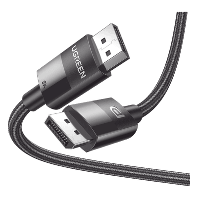 Cable DisplayPort 1.4 / 8K 60 Hz / 4K 144 Hz / 32.4 Gbps / Nylon Trenzado / 2 m (6.56 ft) 80392 UGREEN