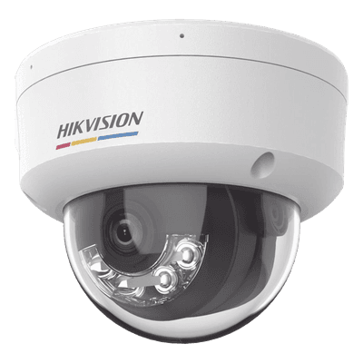 Domo IP / 6 Megapixel / Dual Light 30 m (98.4 ft) / ColorVu 0.001 Lux / AcuSense Lite / IP67 / IK08 / PoE / Micro SD 512 GB DS-2CD1167G2H-LIUF HIKVISION