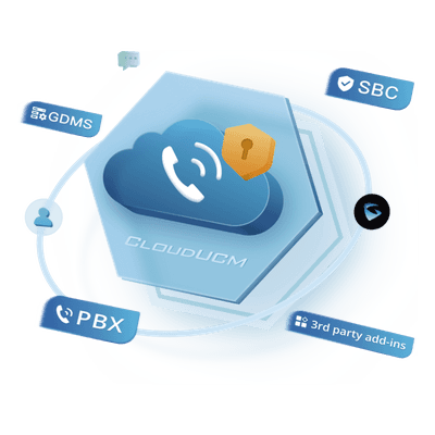 Conmutador IP en la nube / Hasta 20 extensiones / 8 llamadas simultáneas / 1 GB almacenamiento / SBC integrado CLOUDUCMSOHO GRANDSTREAM