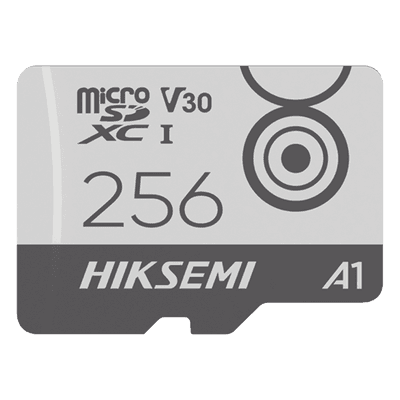Tarjeta MicroSD / 256 GB / Lectura 100 MB/s / Escritura 90 MB/s / Clase 10 U3 V30 / TLC NAND / Rango -25°C a 85°C / Grabación 4K Móvil 24/7