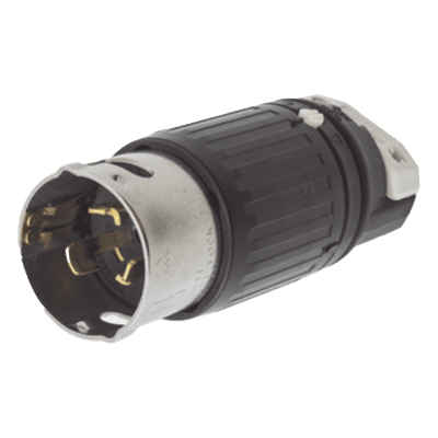 Enchufe Macho Trifásico con Bloqueo / 50 A / 250 VCA / 3 Fases 4 Hilos / Nylon Industrial / -40°C a 75°C / 21.08-31.75 mm HUB-CS8-365C HUBBELL