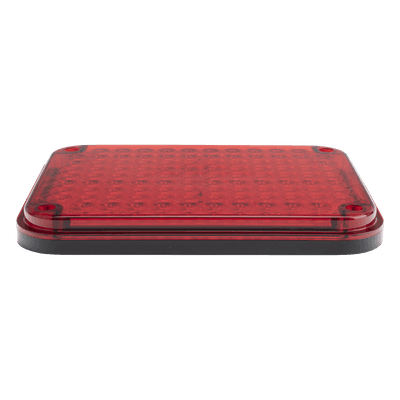 Luz de Advertencia LED / 104 LED de Alta Intensidad / 9x7 Pulgadas / 12 VCC / 10 Modos de Destello / Color Rojo / Montaje Permanente XLTE515RV2 EPCOM INDUSTRIAL SIGNALING
