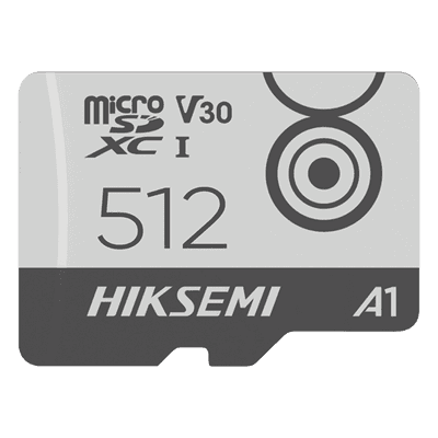 Tarjeta MicroSD / 512 GB / 100 MB/s Lectura / 85 MB/s Escritura / Clase 10 U3 V30 / TLC NAND / Videovigilancia Móvil 24/7 / -25°C a 85°C
