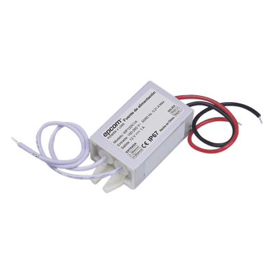 Fuente de alimentación / 12 VCC / 1 A / IP67 / 46x20x30 mm / -30°C a 50°C / 100-240 VCA WP12DC1A EPCOM POWERLINE