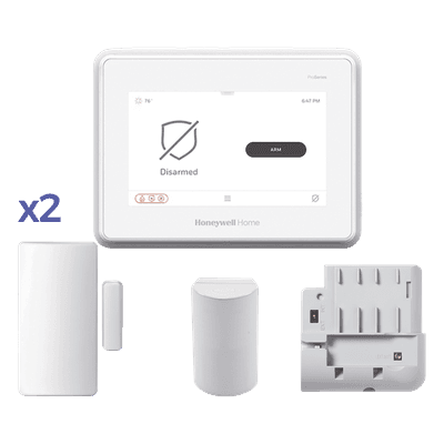 Panel de alarma inteligente / pantalla táctil de 7 pulgadas / comunicador dual Wi-Fi y LTE / hasta 127 zonas inalámbricas / multimarca con PROTAKEOVER PROA7PMLTE HONEYWELL HOME RESIDEO
