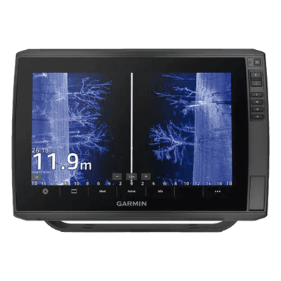 Plotter de pesca / Pantalla táctil 12" / Sonda CHIRP + SideVü + ClearVü / 600W / IPX7 / Sin transductor 10-02881-00 GARMIN