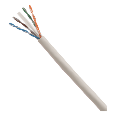 Bobina de Cable UTP / Categoría 6 Mejorado / 23 AWG / 305 m (1000 ft) / CMP Plenum / 4 Pares / Cobre Sólido