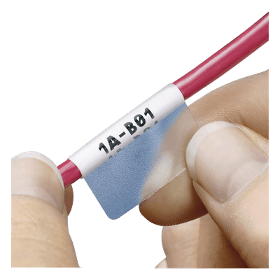 Etiquetas Auto-Laminadas / 2500 Piezas / Láser-Inyección de Tinta / 3 a 7.1 mm (0.12 a 0.28 in) / 12-10 AWG / Poliéster / -54°C a 107°C S075X125YAJ PANDUIT
