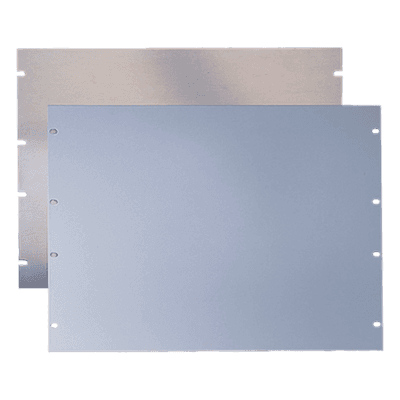 Tapa Ciega para Rack / 19 Pulgadas / 2U / Acero Calibre 12 / Plana / Gris RAL 7035