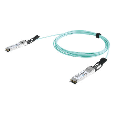 Cable AOC QSFP+ / 40 Gbps Full Duplex / 3 m (9.8 ft) / Plug-and-Play / Baja Latencia / Multi-Marca LP-AOC-40G-3M LINKEDPRO