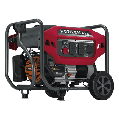 Generador Inversor Portátil a Gasolina / 3.6 kW Nominal / 4.5 kW Arranque / 120 Vca / Tanque 18.9 L / 19 Horas Autonomía / 74 dBA PM4500 POWERMATE