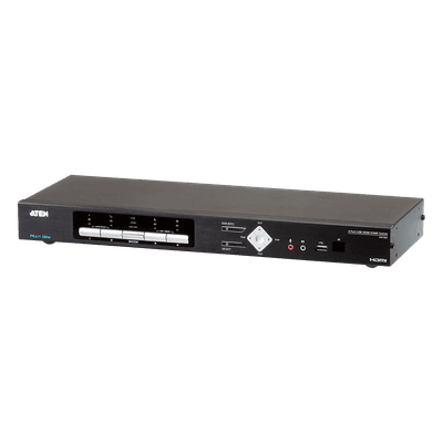 Switch KVMP Multi-View HDMI 4 Puertos USB | Resolución 4K 4096 x 2160 @ 30 Hz | Quad View | PiP / PbP / PoP | Boundless Switching | Daisy Chain Control | Video DynaSync | EDID Expert CM1284 ATEN