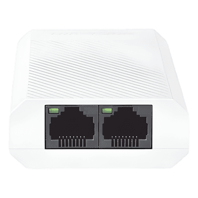 Extensor PoE+ / 100 Mbps / 1 Entrada PoE+ / 2 Salidas PoE+ / 30 W Totales / Alcance 200 m (656.2 ft) / Interior DS-3E0103DP-E/R HIKVISION