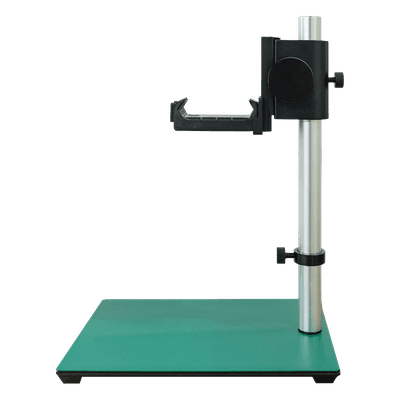 Soporte de Escritorio / Ajuste 20 a 180 mm (0.79 a 7.09 in) / Carga 0.4 kg (0.88 lb) / Pinza 58 a 100 mm (2.28 a 3.94 in) / Aleación de Aluminio / Compatible Series Pocket y Mini HM-AHBR02 HIKMICRO
