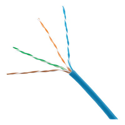 Bobina de Cable UTP / 305 m (1000 pies) / Cat 6 / 23 AWG / CMP Plenum / 4 Pares / HDPE / Cobre Sólido
