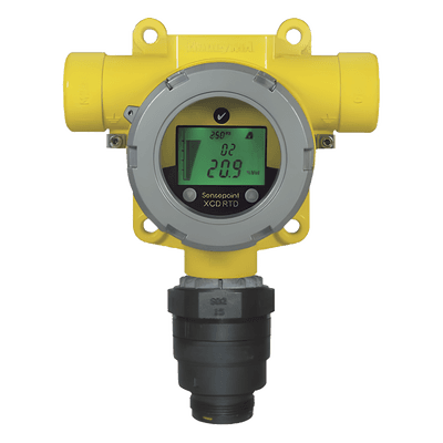 Detector de gas remoto / Sensor O2 electroquímico 0-25% / Carcasa aluminio / Clase I Div 2 / Salida 4-20 mA sink/source / Sensepoint XCD RTD SPXCDULNO2R HONEYWELL ANALYTICS