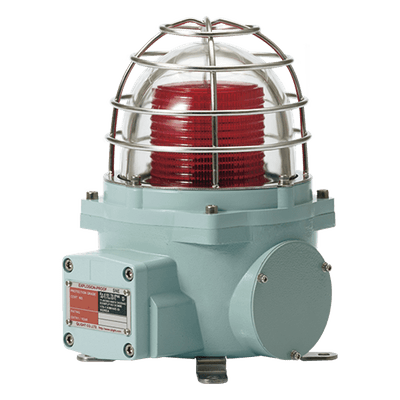 Baliza LED / Rojo / 12-24 VCD / IP66 / Aluminio / 60-80 destellos/min / Certificada Ex SNEL-24-R-ATEX QLIGHT