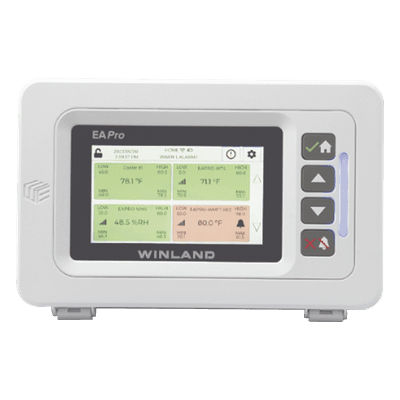 Monitor IP de Entorno / 34 Zonas / 4 Sensores Cableados / 30 Sensores Inalámbricos / Rango -100°C a 150°C / Relés de Alarma EAPRO-GTWY WINLAND ELECTRONICS