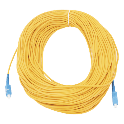 Jumper de Fibra Óptica Monomodo / SC/UPC-SC/UPC / Simplex / 60 m (196.85 pies) / Forro PVC 3 mm