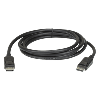 Cable DisplayPort / 2 m (6.6 ft) / 32.4 Gbps / 8K HDR Dinámico / 32 Canales de Audio / Pestañas de Seguridad 2L7D02DP ATEN