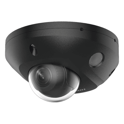 Mini Domo IP / 4 Megapixel / Dual Light 30 m (98.4 ft) / WDR 120 dB / IP67 / IK08 / PoE / AcuSense / Audio Bidireccional