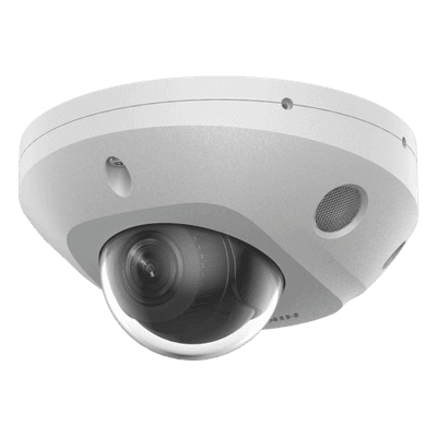 Mini Domo IP / 4 Megapixel / Dual Light 30 m (98.4 ft) / WDR 120 dB / IP67 / PoE / MicroSD 512 GB DS-2CD2543G2-LIS2U HIKVISION