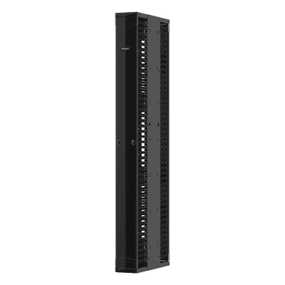 Organizador Vertical de Cables / Doble Cara Frontal y Posterior / 45U / 12in Ancho / Racks 2-Post y 4-Post PE2VD12 PANDUIT