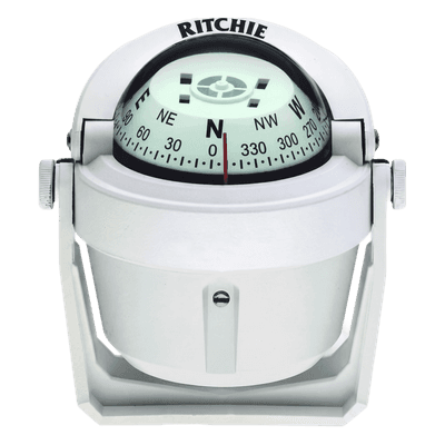 Brújula Marítima / Dial 2" (51 mm) / Lectura Directa / Iluminación Nocturna Verde / Bracket Ajustable / Compuesto Alta Temperatura / 100% Reparable
