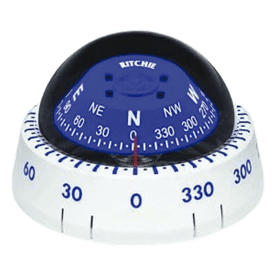 Brújula para Kayak / Esfera 2 3/4″ (70 mm) / Montaje Superficial Bajo / Sin Cableado XP-99W RITCHIE