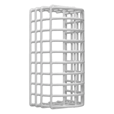 Rejilla Protectora Anti-Vandalismo / Aluminio / Blanco / Uso Exterior STI-9622 STI