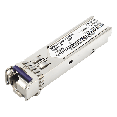 Transceptor SFP Industrial / 1000BASE-BX / Monomodo 80 km (49.7 mi) / LC Simplex / DDM / Temperatura Amplia -40~85 °C MGB-TLA80 PLANET