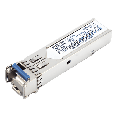 Transceptor SFP / 1000BASE-BX / WDM TX 1310 nm / Monomodo 2 km / LC Simplex / -40 a 85 °C