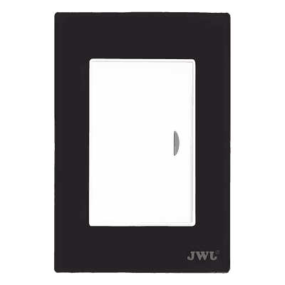 Apagador Escalera Sencillo / 10 A / 127 V CA / 60 Hz / Placa Negra / 4.6 x 3.1 x 1.2 in
