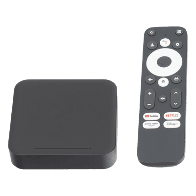 STB 4K Android con Google TV / Alto Rendimiento / Conexión Wi-Fi y por Cable / Control Remoto Bluetooth / Salida HDMI LP1-STB-WIF5-UHD LINKEDPRO BY EPCOM