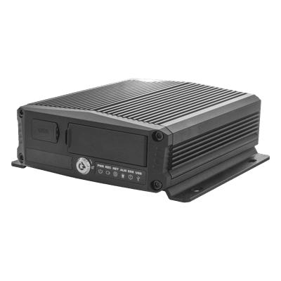 DVR Móvil / 4 Canales AHD + 2 Canales IP / H.265 / Chip IA Embebido / 4G + GPS / Almacenamiento Micro SD 1 TB + SSD M.2 2 TB XMR406NAHD STREAMAX