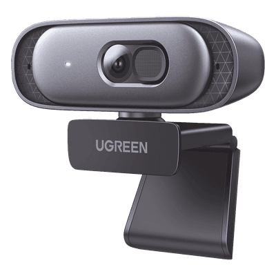 Cámara Web / 2K 30 fps / Campo de Visión 91° / Micrófono con Cancelación de Ruido / Corrección de Luz Automática / Cubierta de Privacidad 35626 UGREEN