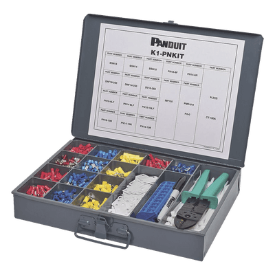 Kit de Terminales de Mantenimiento / 14-22 AWG / Nylon / Caja de Acero / 9.33 x 13.33 in (0.77 x 1.11 ft) K1-PNKIT PANDUIT