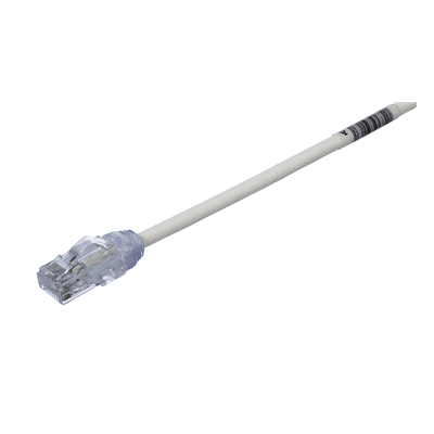 Cable de Parcheo UTP Cat6A / 28AWG / CM-LSZH / 0.5 m (1.64 ft) / Blanco UTP28X0.5M PANDUIT